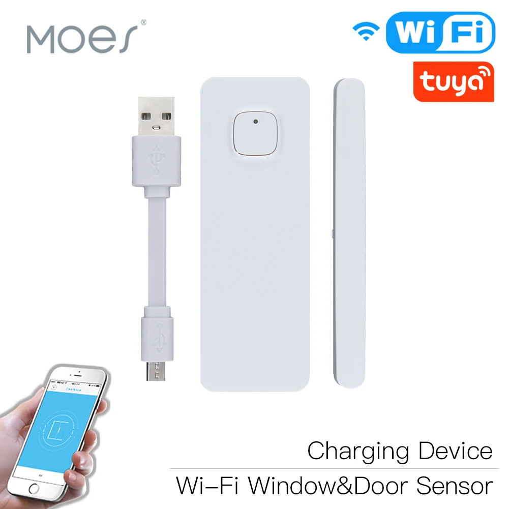 WiFi умный датчик двери/окна приложение уведомления оповещения домашняя