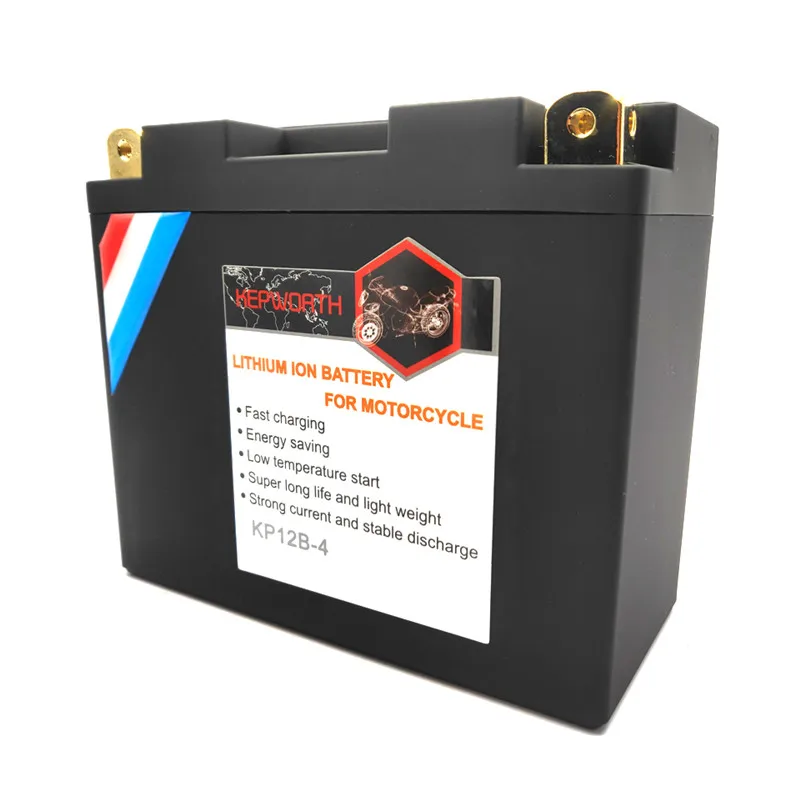 KP12B 4 мотоцикл LiFePO4 Батарея CCA 450A 12V 8Ah литий скутер начать для квадроциклов