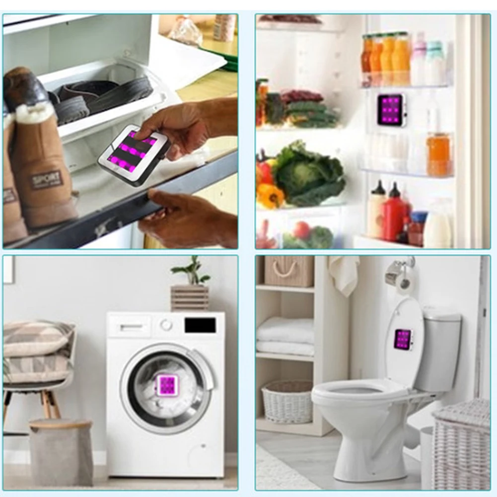 3W портативный Портативный ультрафиолетовая дезинфекционная лампа квадратный