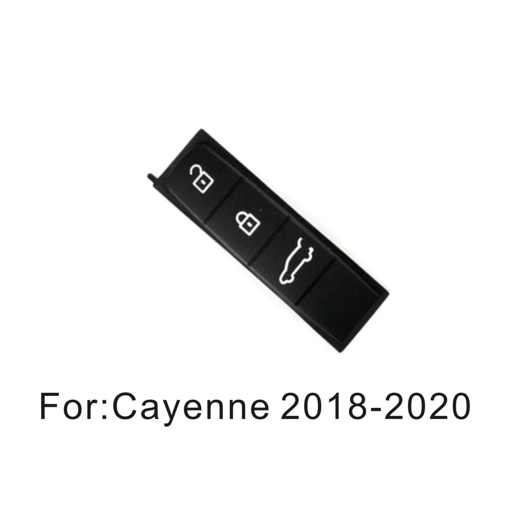 key shell 3 Button Remote Key Fob Case Rubber Pad for porsche 9YA Cayenne 971 Panamera replacement rubber button car remote | Автомобили и