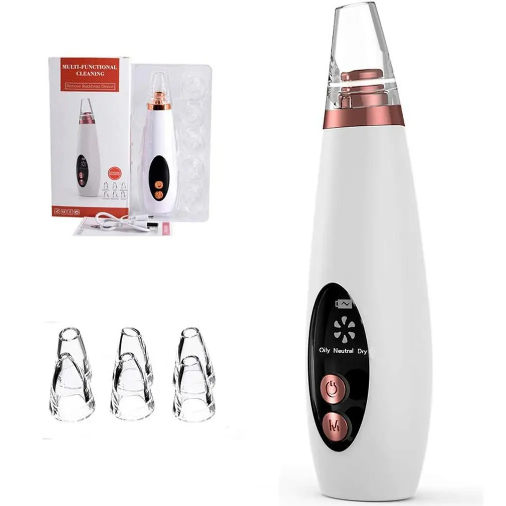

Blackhead Remover Vacuum Pore Cleaner Face Skin Care Suction Black Head Black Dots Blackheads Pimples Removal Deep Cleaning Tool