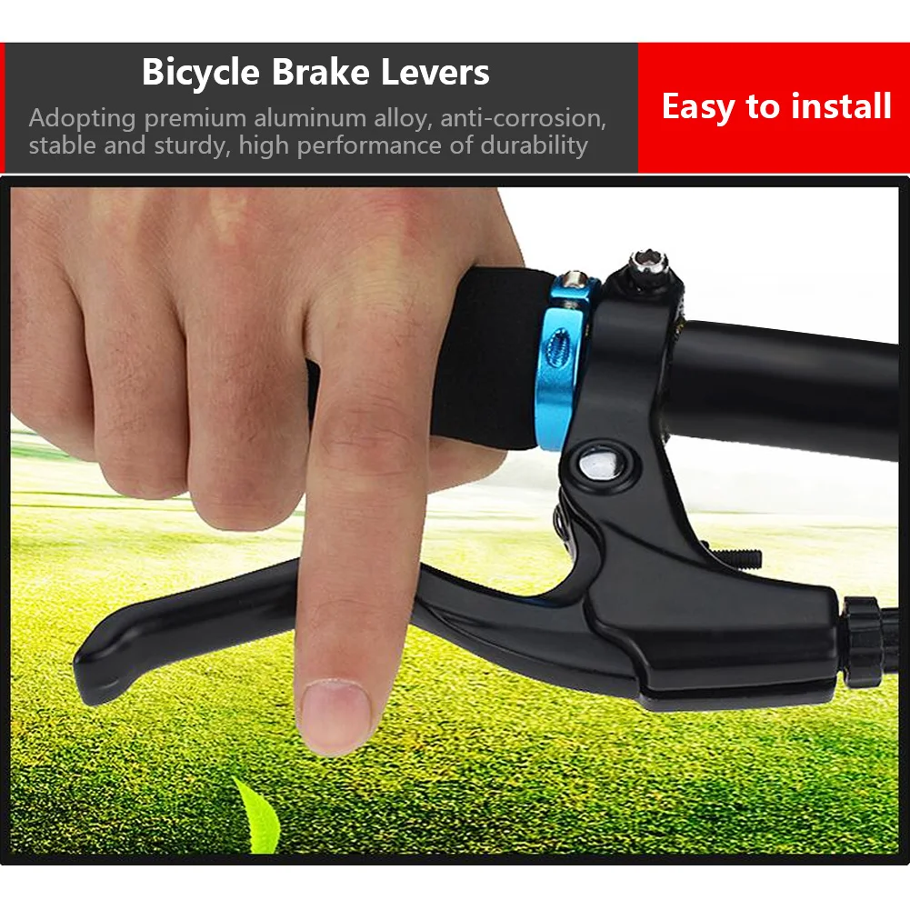 

Bicycle Brakes Lever Handle Aluminum Alloy V-brake Disc Mountain Bike Brake Handles Lever Crank Cycling Bike Parts Accessories