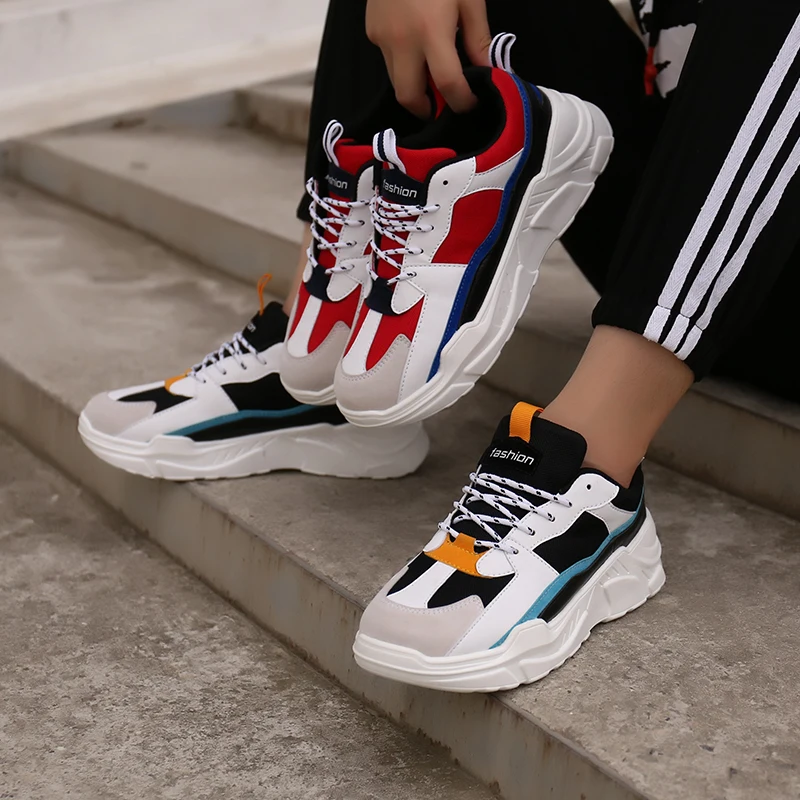 Кроссовки мужские сетчатые дышащие Повседневная модная брендовая обувь