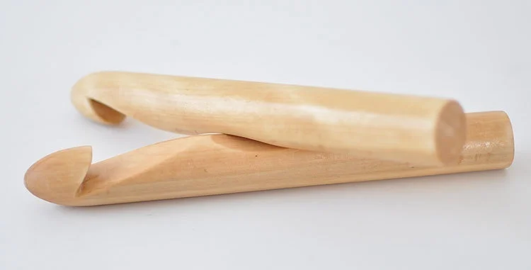 

3pcs 15MM/20MM/25MM thick cylindrical wood Crochet super thick Iceland hair with bamboo wooden round knitting needles