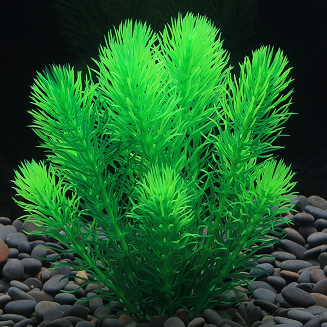 

Artificial Plastic Water Plant Grass Plants Aquarium Decorations Fish Tank Underwater Grass Flower Ornament Decor Accessories
