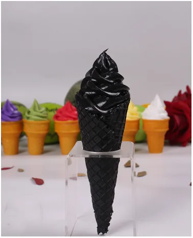 Имитация модели еды имитация хрустящего мороженого модель поддельное яйцо конус