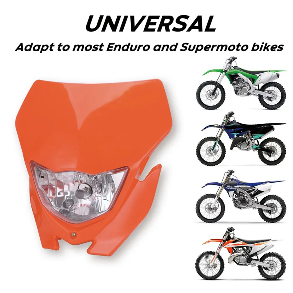 Фары для мотоцикла H4 универсальная фара кроссового велосипеда супермото