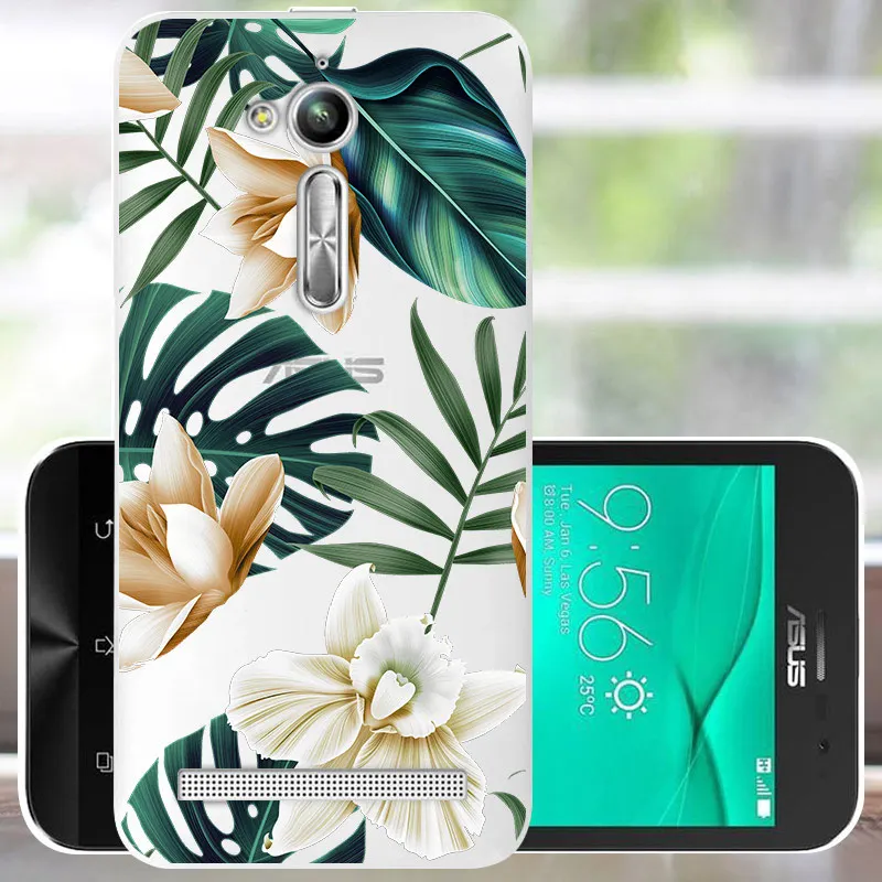FANATU Asus Zenfone Go ZB500 чехол 5," Мягкий ТПУ ZB500KL силиконовый чехол задняя защитная крышка для Asus Zenfone Go ZB500KL Funda - Цвет: 1RDH