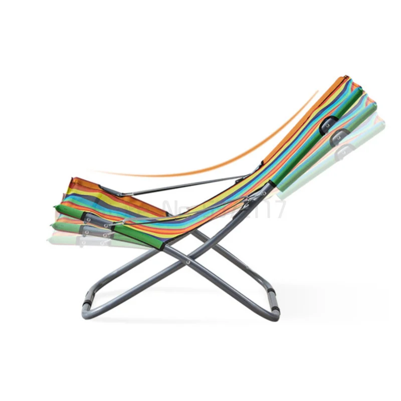저렴한 간단한 휴대용 안락 의자 레저 접이식 의자 점심 시간 게으른 의자 사무실 낮잠 안락 의자