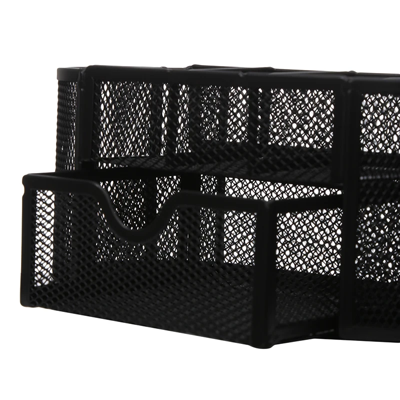 

Multi-Functional Metal Mesh Desk Organizer Pen Holder Stationery Container Box Office School Storage Supplies Accessories New