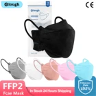 Elough FFP2 Mascarillas цветные 4-слойные рыбные FFP2Mask защитные маски для взрослых KN95 сертифицированные маски FP2 FFP3 FFP 2