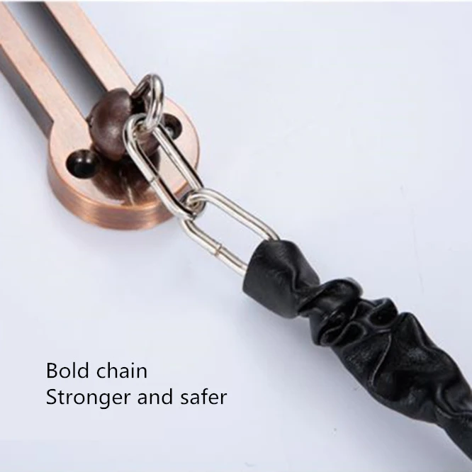 100sets Stainless Steel Security Door Chain Lock Anti-theft Latch Silver Bronze Gold Black Hardware | Обустройство дома