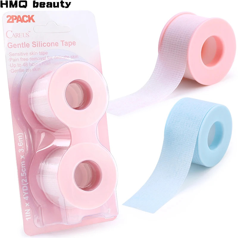 Pink breathable easy to tear Medical Tape eye Paper Under Patches Eyelash Extension Supply Eyelash Extension Tape