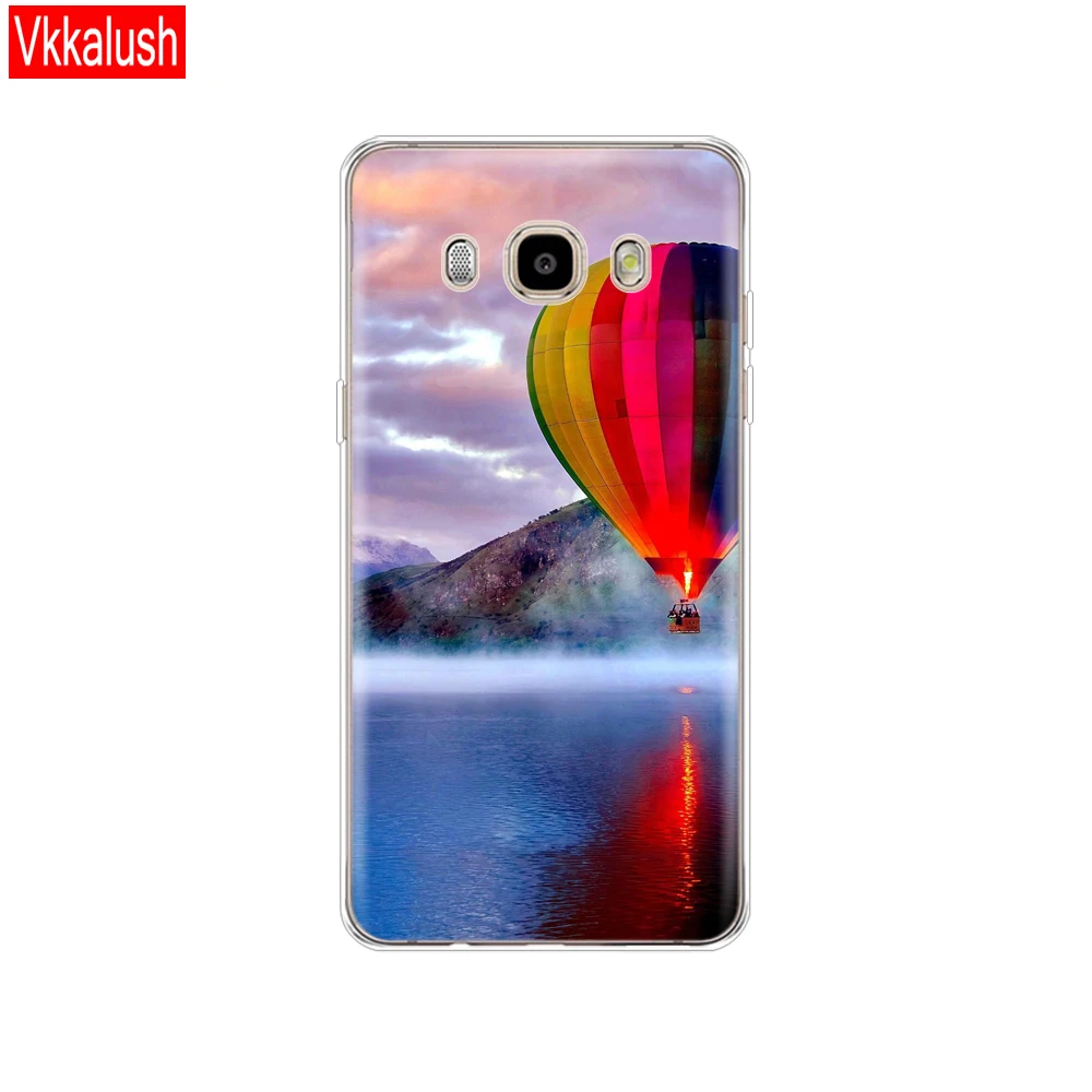 Силиконовый чехол для Samsung Galaxy J7 2016 J710 J710F мягкий из ТПУ защитный | Мобильные