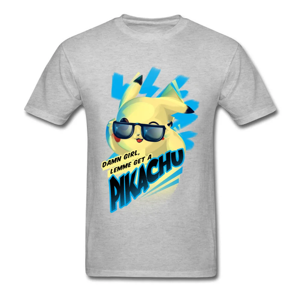 Чёртова девушка хип хоп Пикачу 2018 Новая Мужская модная футболка аниме 3D топы