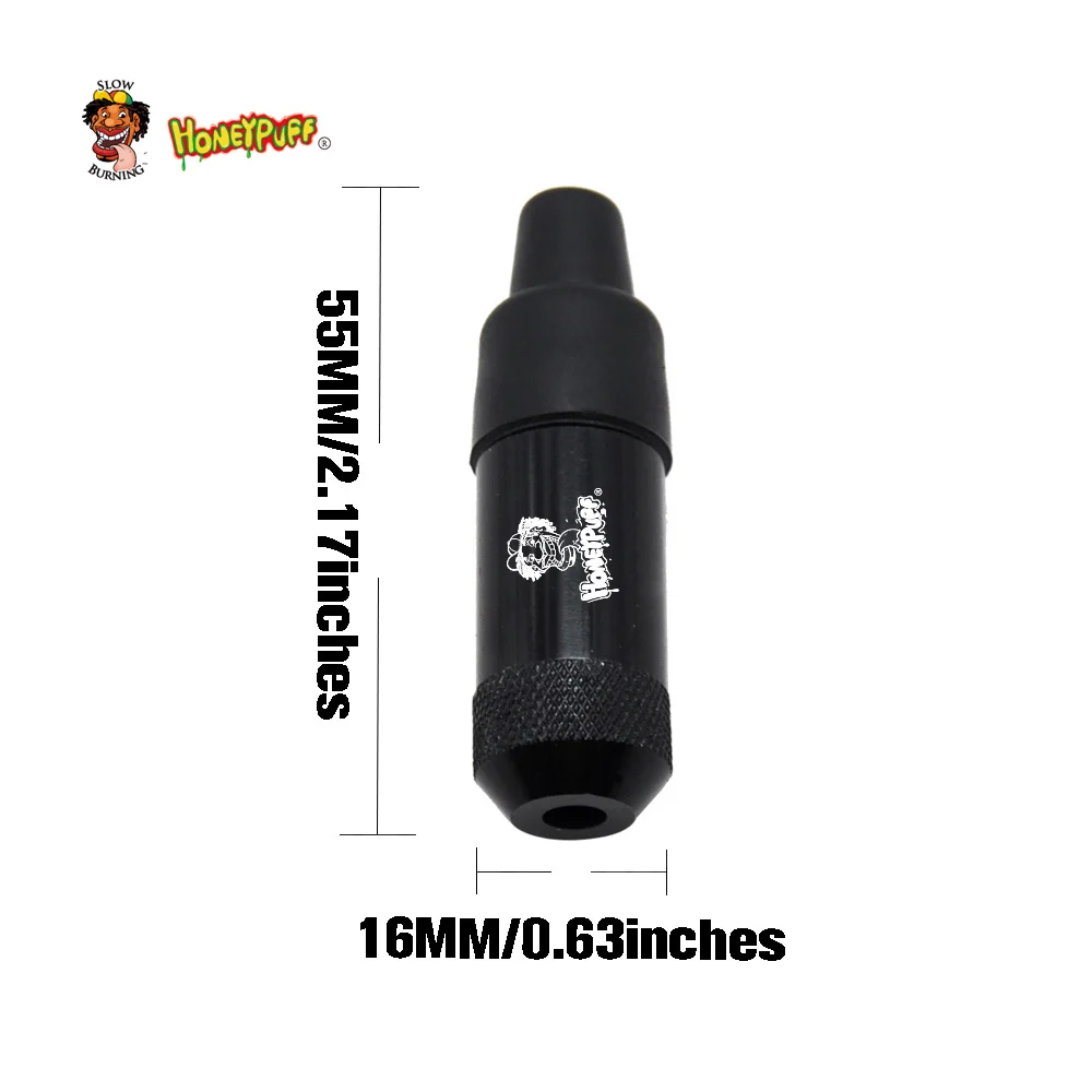 1 шт. алюминиевая металлическая курительная мини труба с резиновыми