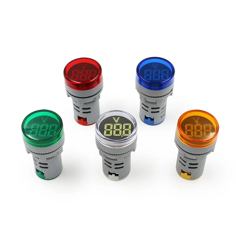 

LED Digital Display Voltmeter Ammeter Voltage Current Meter AC 24-500V 0-100A IP65 Waterproof Energy Saving Low Consumption