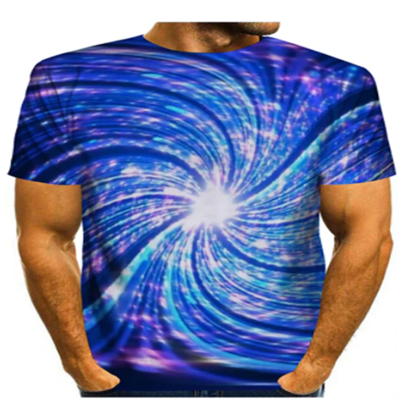 

Summer New 3D T-shirt Men's World Map T-shirt Funny T-shirt Men 2021 Summer Short Sleeve Anime Top T-shirt Fashion Men