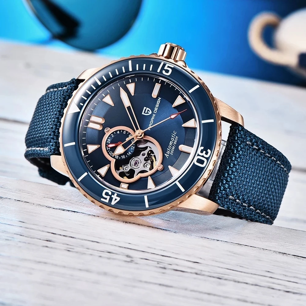 

PAGANI DESIGN Men Tourbillon Mechanical Wristwatch Sapphire Glass Hollow Automatic Watch Top Brand Waterproof Watch Men's Clock