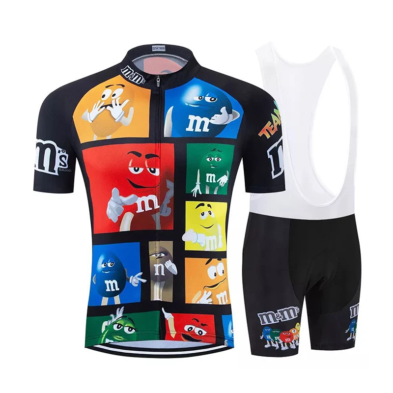 

2021 Funny Cartoon Cycling Jersey Unisex Summer MTB Race Cycling Clothing Short Sleeve Ropa Ciclismo Outdoor Riding Bike Uniform