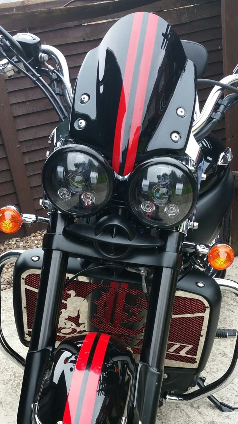 DOT SAE E9 5,7" дюймовые светодиодные фары для Triumph speed/Street Triple, Thunderbird, Rocket 3(2 шт
