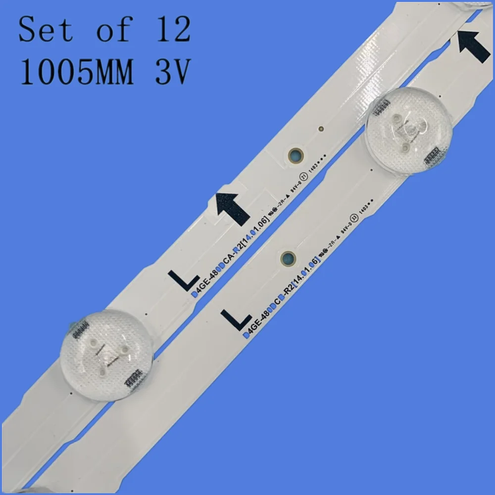

Светодиодная лента для подсветки, 9 ламп для SAMSUNG 2014SVS48F UA48J5088AC UE48H6400