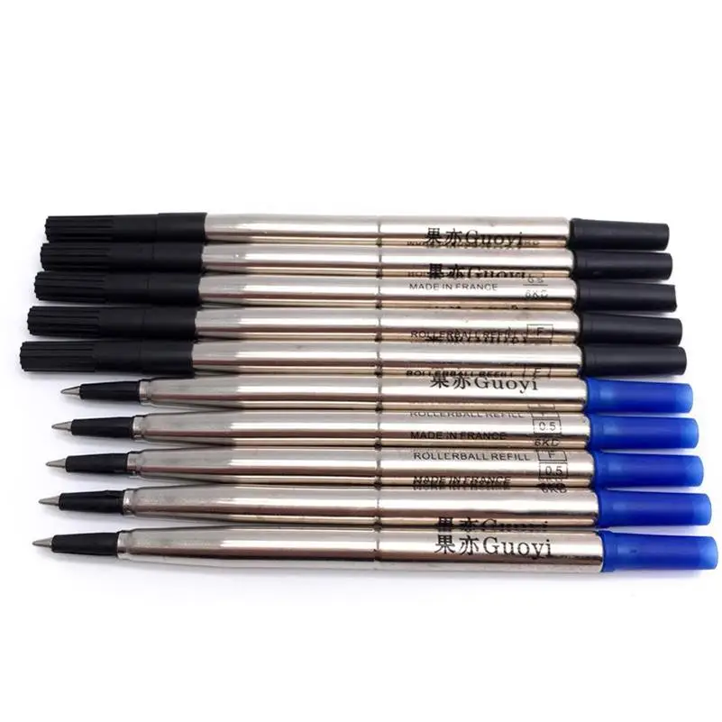 5 Black 5 Blue Guoyi Q020 креативные нейтральные со сменным стержнем 10 шт./лот для школы, офиса, Канцтовары, шариковая ручка, ручка для отеля, бизнес, аксессуары для письма - Цвет графита: 5 Black 5 Blue