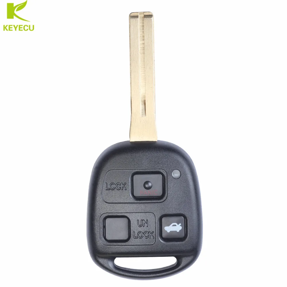 Запасная деталь KEYECU с 3 кнопками 4D68 чип для Lexus ES330 SC430 LS430 HYQ1512V 89070-50660 | Автомобили и