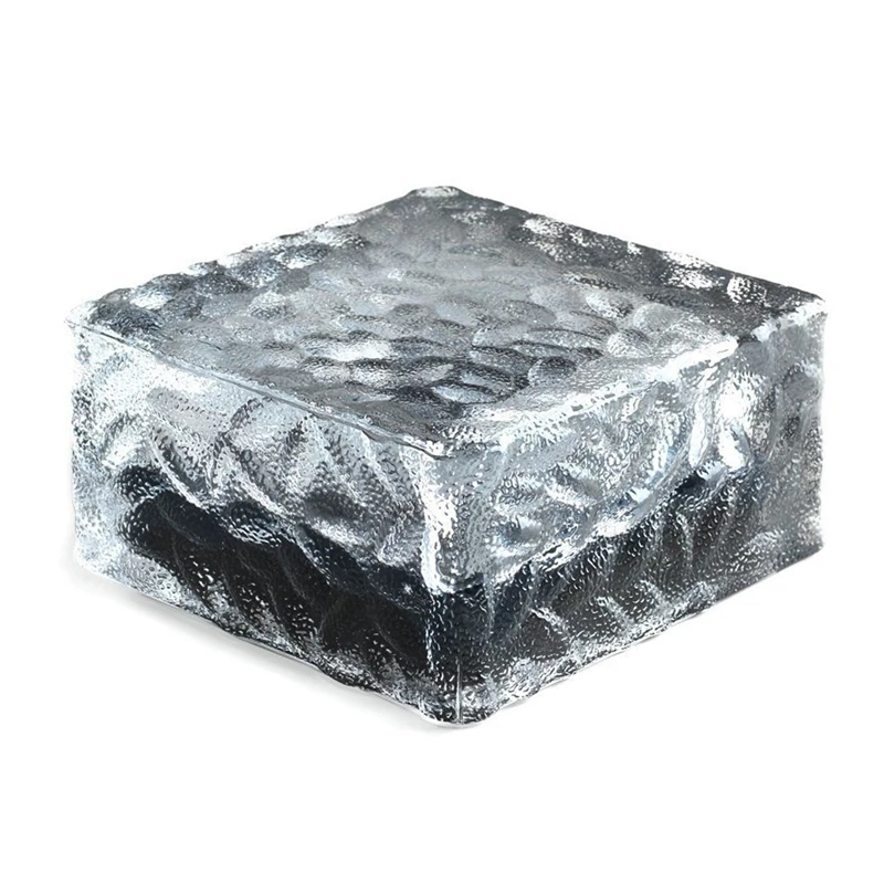 Стеклянная кирпичная брусчатка садовый свет (1 единица) 4 светодиода