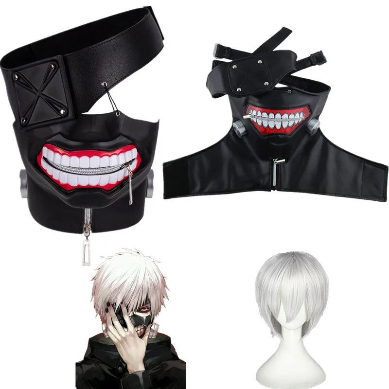 Аниме Токийский Гуль 2 Kaneki Ken костюмная Маска Косплей Props Хэллоуин Регулируемая