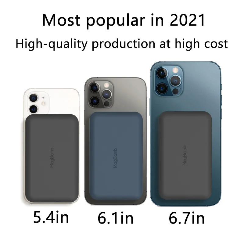 Магнитный Беспроводной Мощность банка с разъемом Magsafe для банк Зарядное