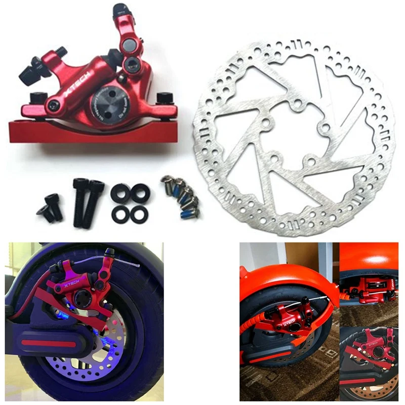 

Качественный обновленный гидравлический тормоз из алюминиевого сплава для Xiaomi M365/Pro 1S Pro 2, Электрический скутер, гидравлические дисковые то...