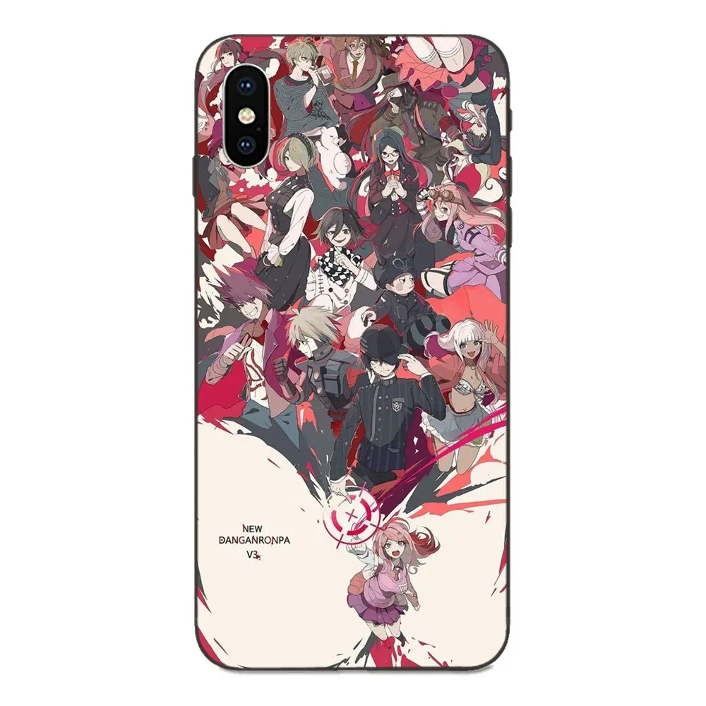 Мягкие горячие продажи для Apple iPhone 4 4s 5 5S SE 6 6S 7 8 Plus X XS Max XR Danganronpa V3