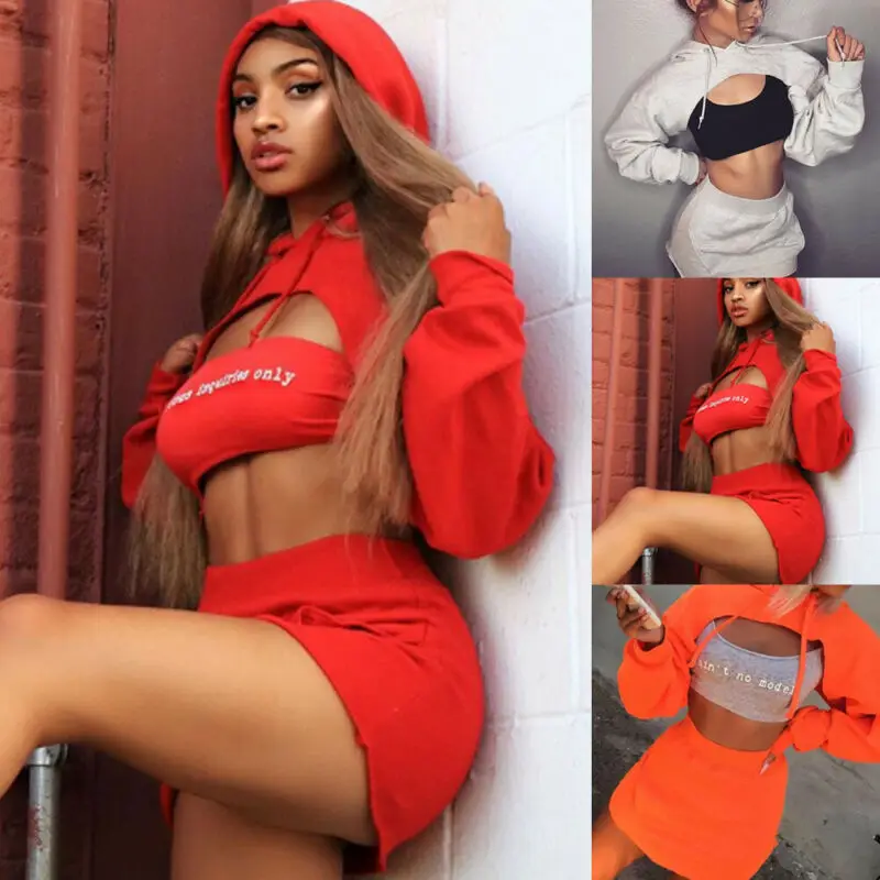 Лидер продаж Модный женский комплект из 2 предметов облегающая юбка Повседневная