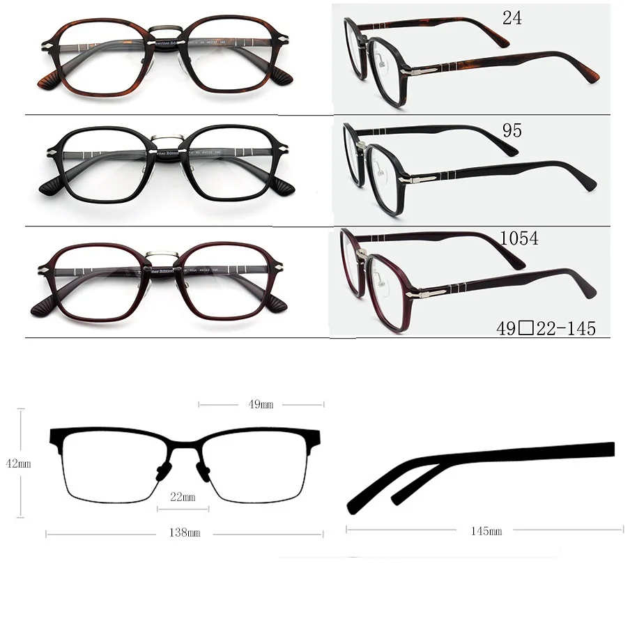 Zerosun оправа для очков мужские винтажные очки ацетатные рецепта квадратный