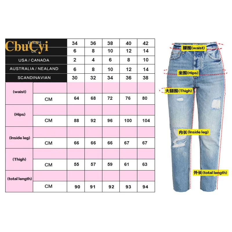 Женские джинсовые брюки с высокой талией синие мягкие хлопковые женские рваные