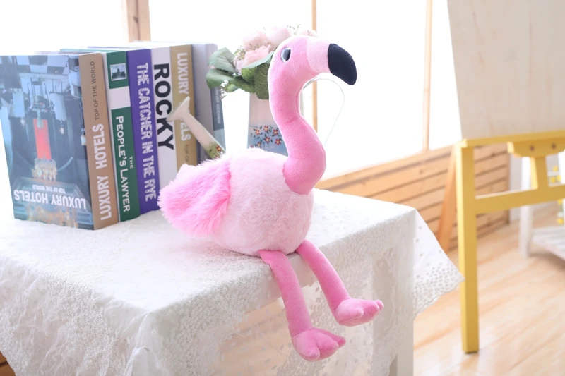 45 см милая плюшевая игрушка в виде фламинго мягкая украшение для дома подарок