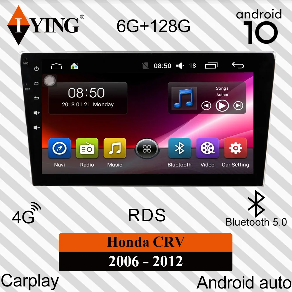 IYING беспроводной Carplay для Honda CRV 2006 2012 автомобильное радио мультимедийный