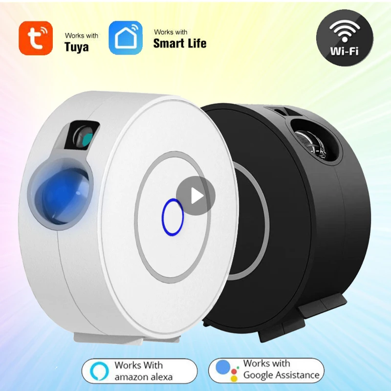 

Умный проектор Tuya со звездами для умного дома, лазерный проектор со звездным небом и Wi-Fi, машущий ночник, цветное светодиодное приложение, с ...