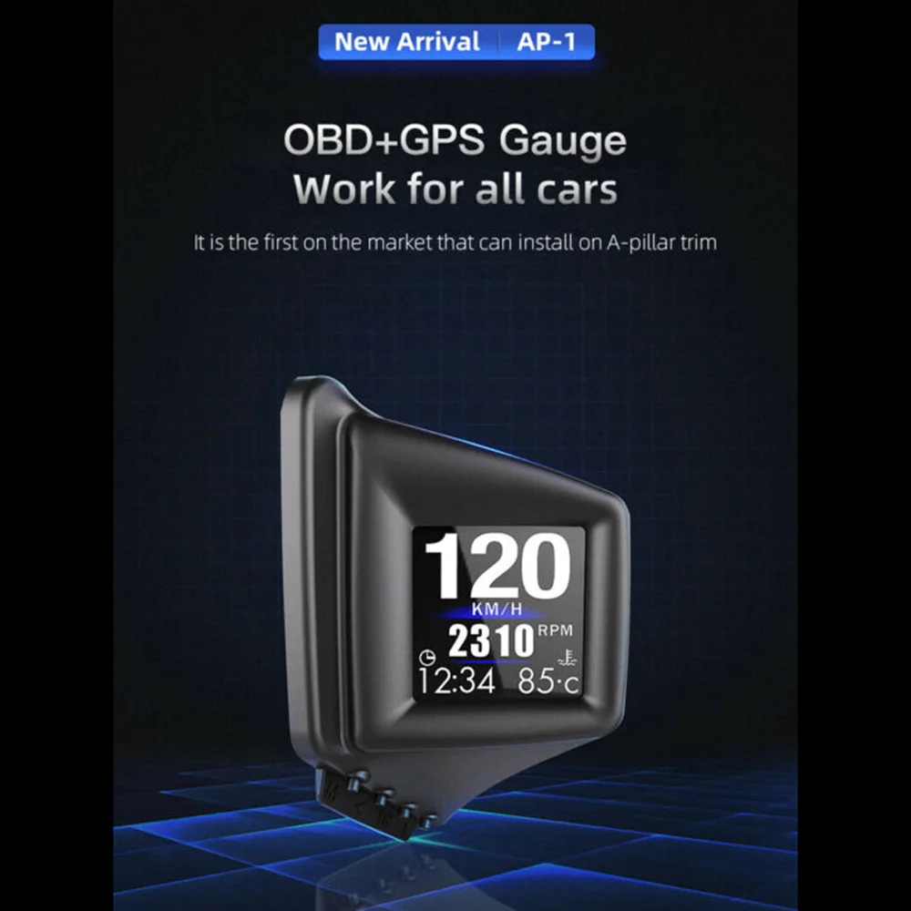 Универсальный цифровой измеритель приборной панели OBD GPS | Автомобили и мотоциклы