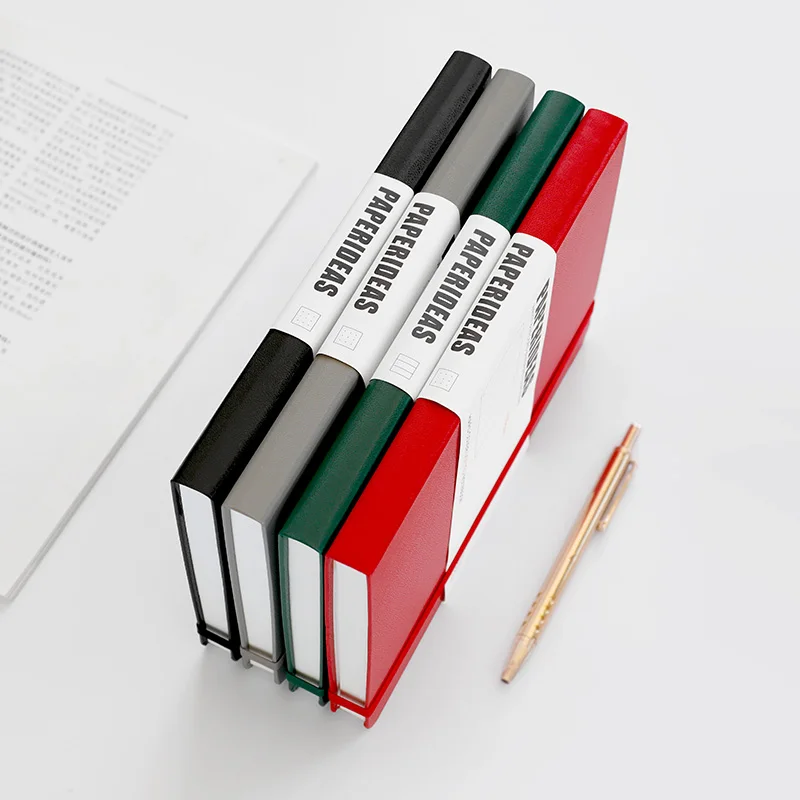 Блокнот дневник в горошек A5 черный кожаный бандаж для путешествий блокнот журнал