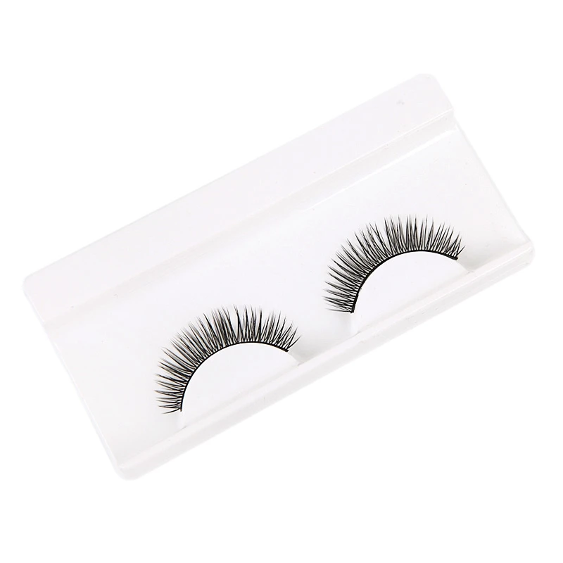 1 пара натуральных накладных ресниц ручной работы красивые натуральные плотные