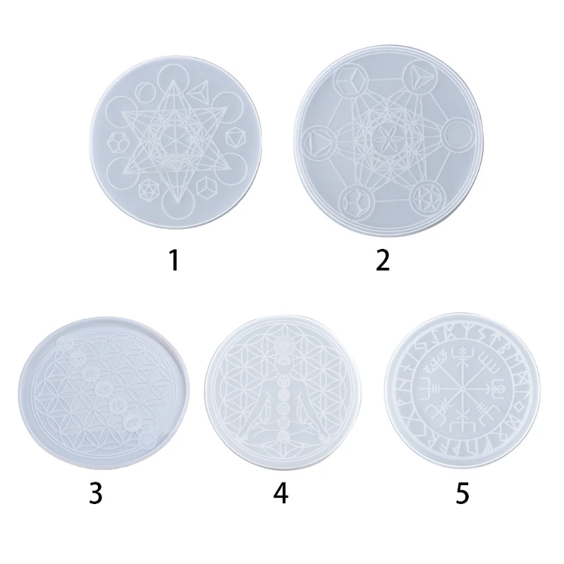 

Astrology Astrolabe Tray Ornaments Silicone Mould Crystal Epoxy Resin Mold R3MC