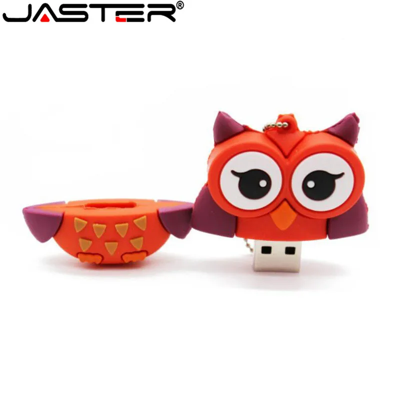 Usb флеш накопитель JASTER с милым пингвином совой лисой флешкой 4 ГБ/8 ГБ/16 ГБ/32 ГБ|USB
