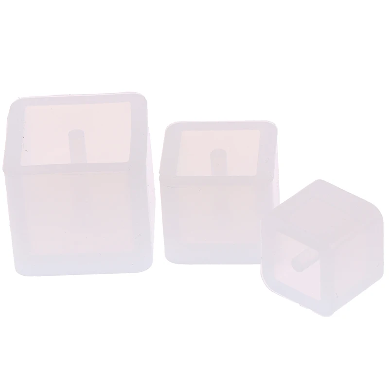 

6Pcs Silicone Mold Epoxy Resin DIY Pen Container Organizer Square Round Storage Holder Silica Molds Crafts Jewelry Making Charms