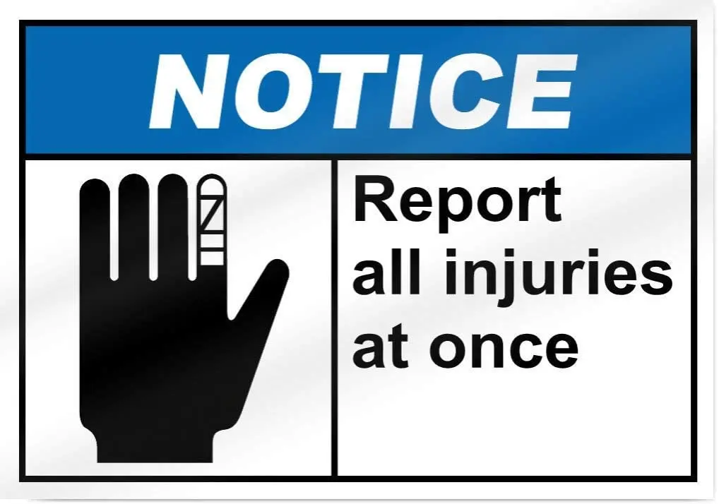 

Винтажный металлический знак для отражения внешнего вида, 12x8 дюймов, сообщает о всех травмах одновременно, обратите внимание только на Знак...