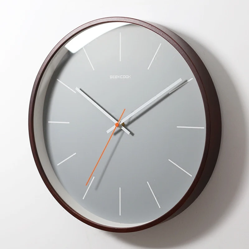 

Nordic Simple Wall Clock Silent Living Room Modern Vintage Office Wall Clock Kitchen Simple Horloge Murale Home Decor JJ60WC