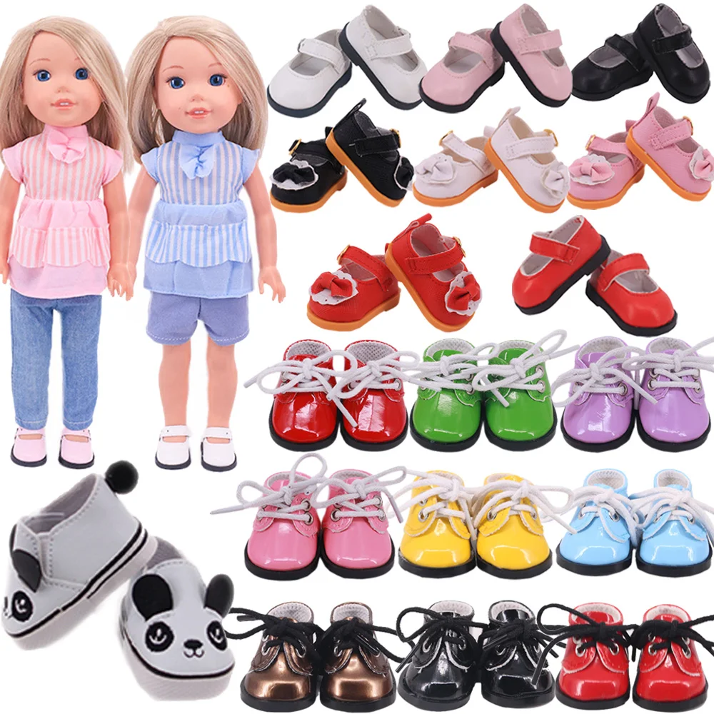 Кукольная одежда обувь 5 см форма панды для 14 дюймовой куклы Wellie Wisher и 32 34 кукла Paola