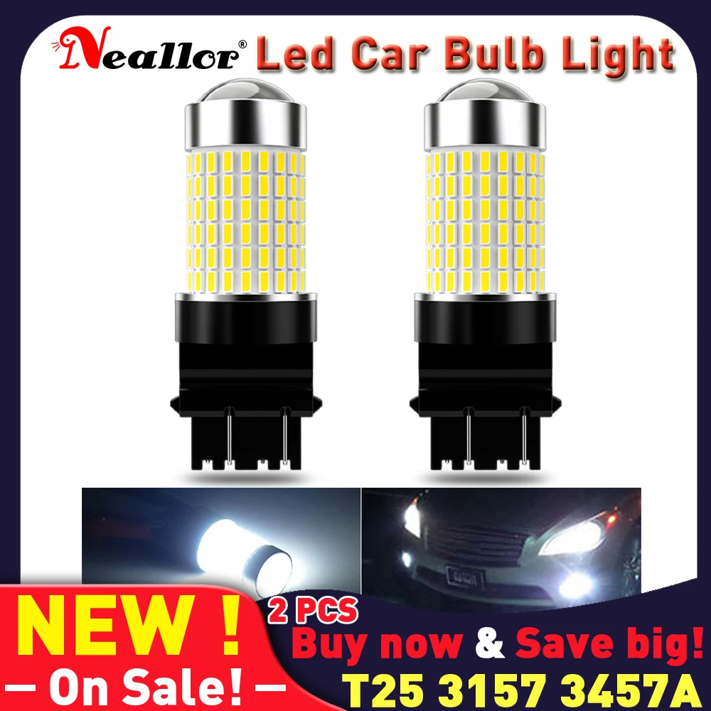 

T25 3157 Led Canbus Parking Drl Lights Bulb Car P21W 1156 BA15S W21W 1157 T20 7443 P21/5w Bay15d Backup Reverse Auto Diode Lamps
