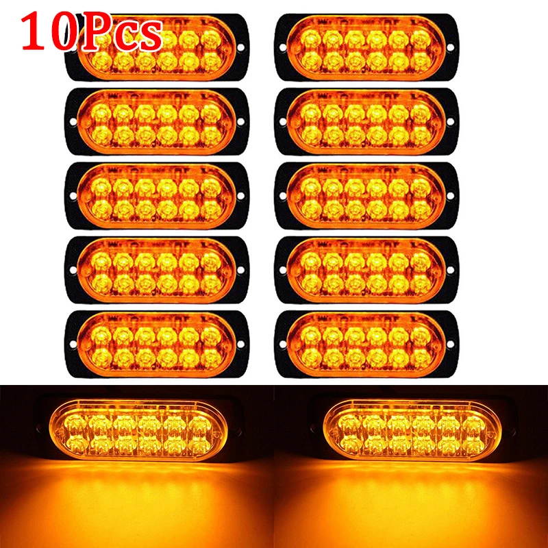 

12V-24V Working Light Car Truck Warning Working Transparent Accessories